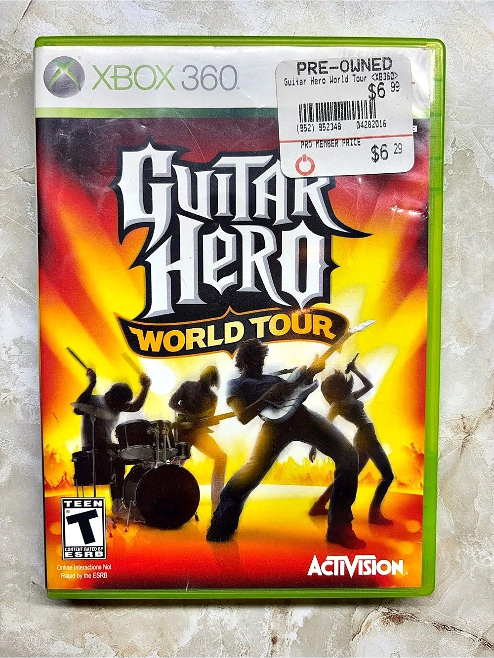 Activision Guitar Hero World Tour Xbox 360 Game